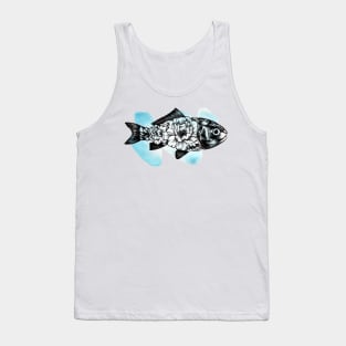 Floral Fish Tank Top